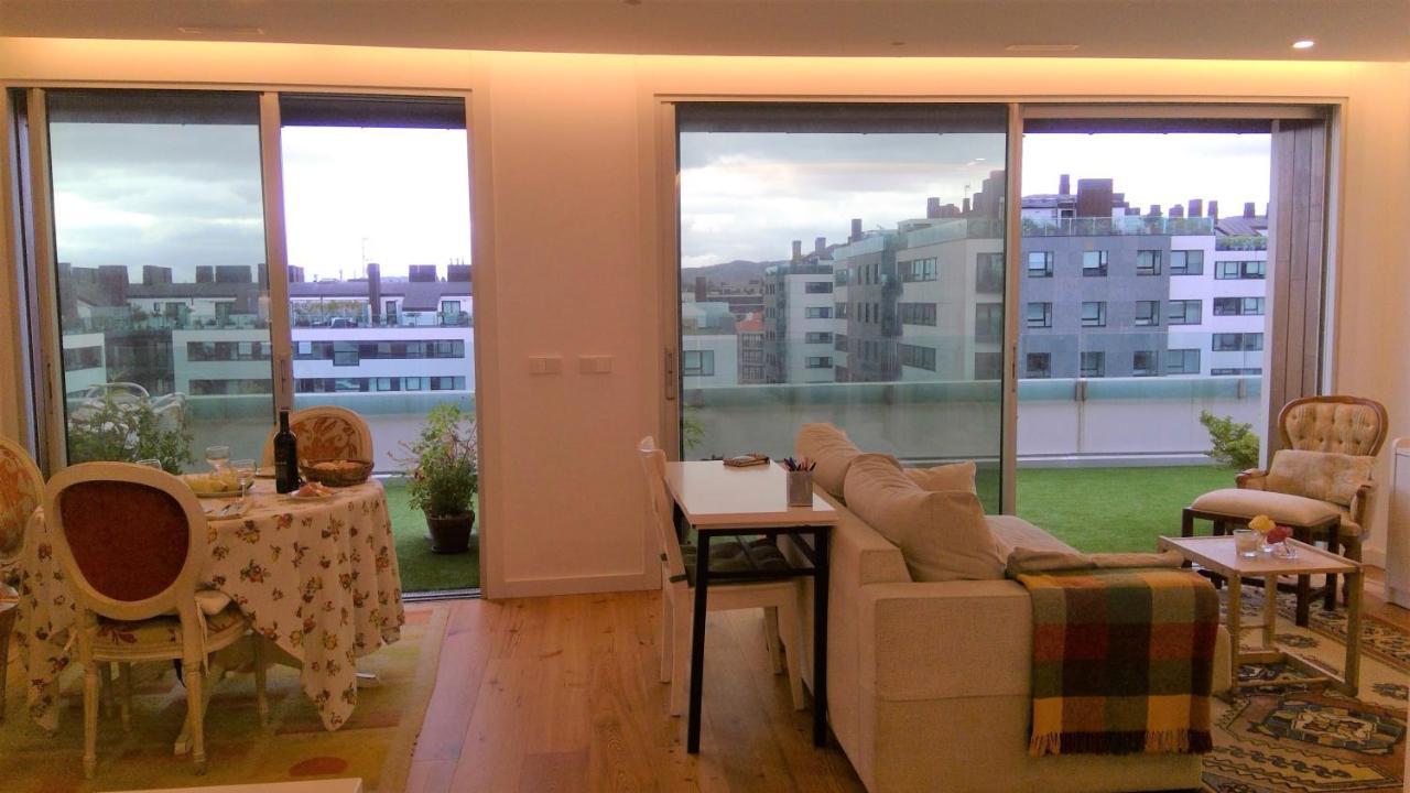 サンティアゴ・デ・コンポステーラPreciosa Habitacion Doble En Atico Con Terraza IIアパートメント エクステリア 写真